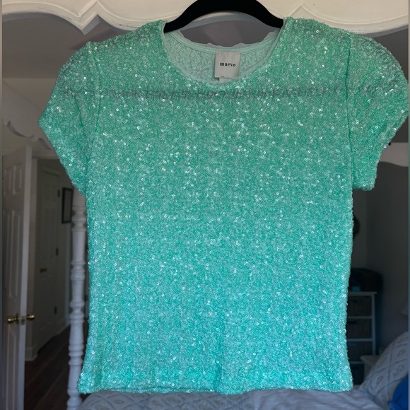 Anthropologie Tops - Anthropologie Sparkly Tee